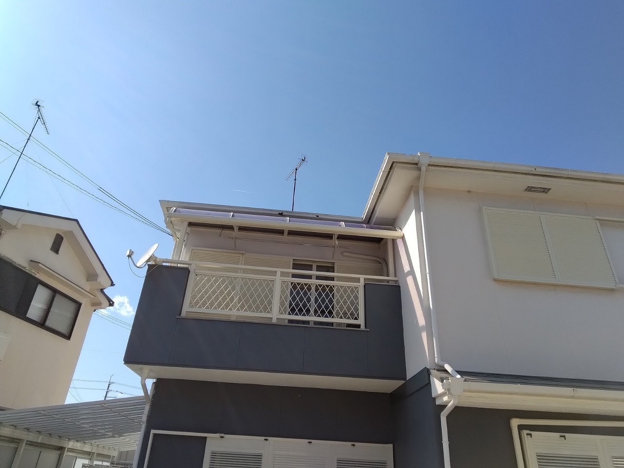 明石市　雹被害でベランダポリカ屋根材や郵便ポスト凹みで火災保険の申請